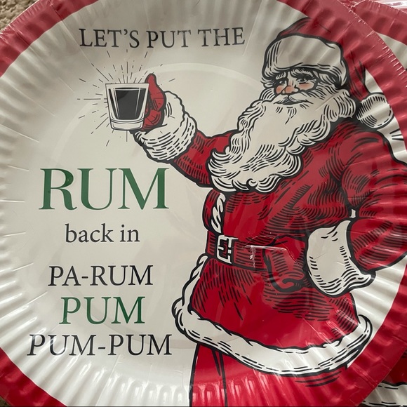 Put the RUM back in pa-rum pum pum-pum red Christmas party pack bundle - Picture 2 of 2